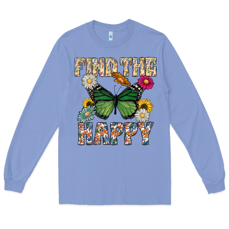 Kind The Happy Long Sleeve Tee by CowhideDigitalArt | Teevron