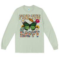 Matcha Kind The Happy Long Sleeve Tee - CowhideDigitalArt
