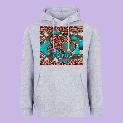 Hearts Mama Heavyweight Hoodie Designed By Artiststas