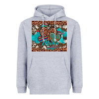 Heather Grey hearts mama Heavyweight Hoodie - Artiststas