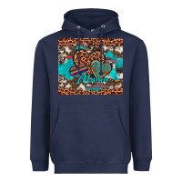 Navy hearts mama Heavyweight Hoodie - Artiststas