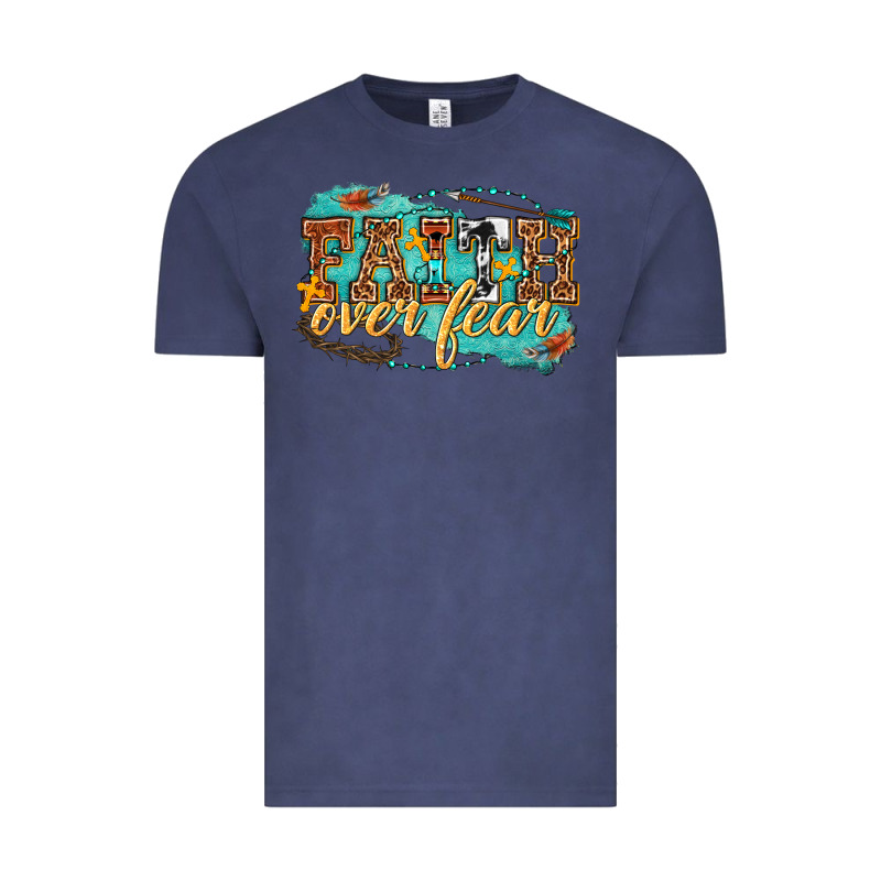 Faith Over Fear Vintage Tee by texasbilliewilder | Teevron