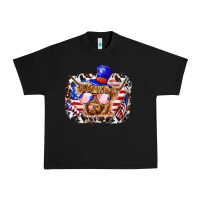 Black 4th of july cow Urban Heavy Tee - texasbilliewilder