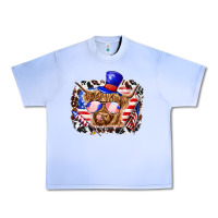 Grape Ice 4th of july cow Urban Heavy Tee - texasbilliewilder