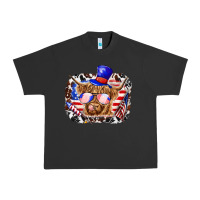 Pigment Black 4th of july cow Urban Heavy Tee - texasbilliewilder