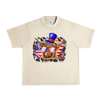 Sandshell 4th of july cow Urban Heavy Tee - texasbilliewilder