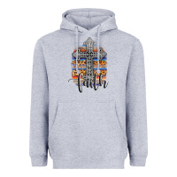 Heather Grey western faith Heavyweight Hoodie - AdoDesignShop