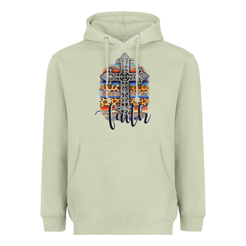 Western Faith Heavyweight Hoodie by AdoDesignShop | Teevron