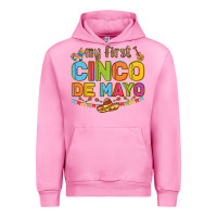 Fuchsia Pink my first cinco de mayo Urban Hoodie - LillyAllenDesigns
