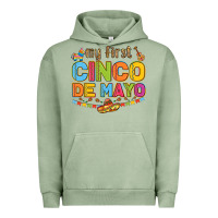 Pigment Oil Green my first cinco de mayo Urban Hoodie - LillyAllenDesigns