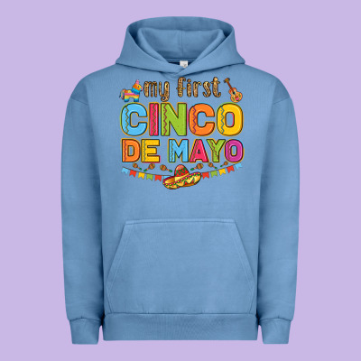 My First Cinco De Mayo Urban Hoodie Designed By Lillyallendesigns