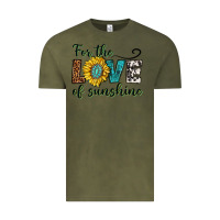 Vintage Olive for the love of sunshine Vintage Tee - texasbilliewilder