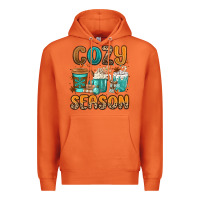 Carrot cozy season winter coffee cups Premium Hoodie - MaliasSmallBusiness