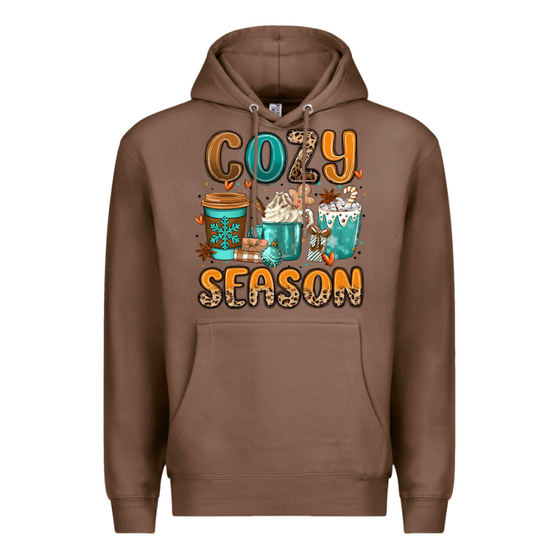 Cozy Season Winter Coffee Cups Premium Hoodie by MaliasSmallBusiness | Teevron
