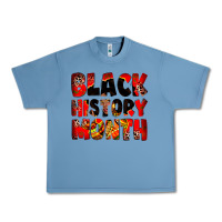 Pebble Blue black history month Urban Heavy Tee - Zillion Design Studio