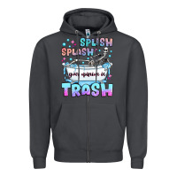 Smoke splish splash your opinion is trash Zipper Hoodie - JahusDesignShop