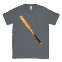 Charcoal Heather wooden softball bat Classic Tee - FaDigitalArtStudio