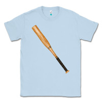 Dusty Blue wooden softball bat Classic Tee - FaDigitalArtStudio