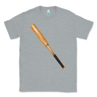 Heather Grey wooden softball bat Classic Tee - FaDigitalArtStudio