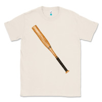Natural wooden softball bat Classic Tee - FaDigitalArtStudio
