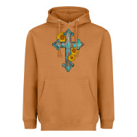 Meerkat turquoise sunflower cross Heavyweight Hoodie - AdoDesignShop