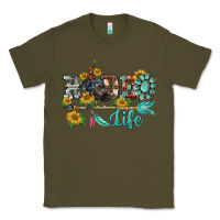 Army Green western rodeo bullfighter  life turquoise's gemstones arrow sunflowers Classic Tee - BarkalooDesign