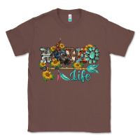 Chestnut western rodeo bullfighter  life turquoise's gemstones arrow sunflowers Classic Tee - BarkalooDesign