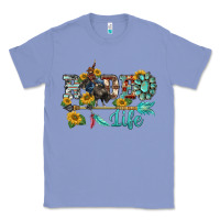 Colony Blue western rodeo bullfighter  life turquoise's gemstones arrow sunflowers Classic Tee - BarkalooDesign
