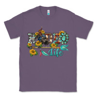 Lavender western rodeo bullfighter  life turquoise's gemstones arrow sunflowers Classic Tee - BarkalooDesign