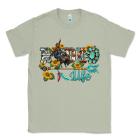 Matcha western rodeo bullfighter  life turquoise's gemstones arrow sunflowers Classic Tee - BarkalooDesign