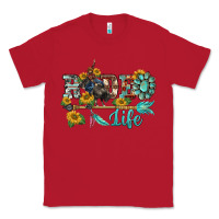 Red western rodeo bullfighter  life turquoise's gemstones arrow sunflowers Classic Tee - BarkalooDesign
