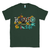 Sports Green western rodeo bullfighter  life turquoise's gemstones arrow sunflowers Classic Tee - BarkalooDesign