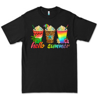 Black hello summer Premium Tee - Artiststas