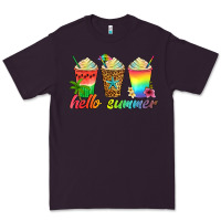 Plum hello summer Premium Tee - Artiststas