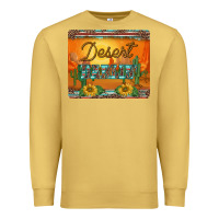 Antique Gold western desert darlin sunset serape leopard sunflowers mousepad Premium Sweatshirt - BarkalooDesign