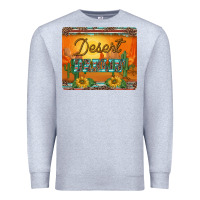 Heather Grey western desert darlin sunset serape leopard sunflowers mousepad Premium Sweatshirt - BarkalooDesign