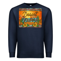 Navy western desert darlin sunset serape leopard sunflowers mousepad Premium Sweatshirt - BarkalooDesign