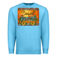 Ocean Blue western desert darlin sunset serape leopard sunflowers mousepad Premium Sweatshirt - BarkalooDesign