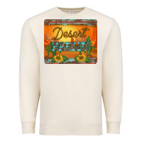 Sandshell western desert darlin sunset serape leopard sunflowers mousepad Premium Sweatshirt - BarkalooDesign