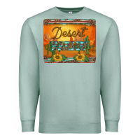 Seafoam western desert darlin sunset serape leopard sunflowers mousepad Premium Sweatshirt - BarkalooDesign