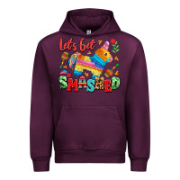 Mauve Wine let's get smashed Urban Hoodie - LillyAllenDesigns