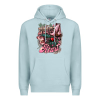 Blue Mist boots never broke my heart Premium Hoodie - NancyCooperArtShop
