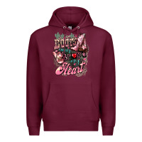 Burgundy boots never broke my heart Premium Hoodie - NancyCooperArtShop