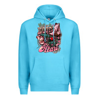 Ocean Blue boots never broke my heart Premium Hoodie - NancyCooperArtShop