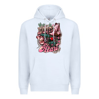White boots never broke my heart Premium Hoodie - NancyCooperArtShop