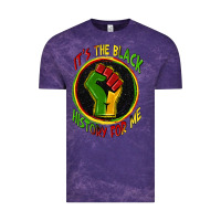 Cloud Purple it's the black history for me Vintage Tee - Zillion Design Studio