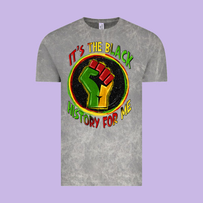 It's The Black History For Me Vintage Tee Designed By Zillion Design Studio