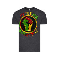 Vintage Black it's the black history for me Vintage Tee - Zillion Design Studio