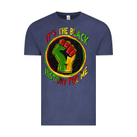 Vintage Denim it's the black history for me Vintage Tee - Zillion Design Studio