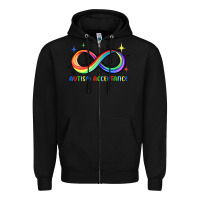 Black autism acceptance Zipper Hoodie - JahusDesignShop